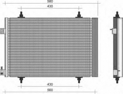 MAGNETI MARELLI 350203382000 -  Конденсатор, кондиционер